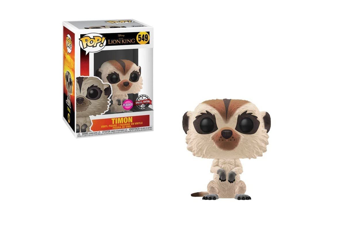 Funko POP Disney: The Lion King (Live Action) - Timon (Flocked) [B&N Exclusive]