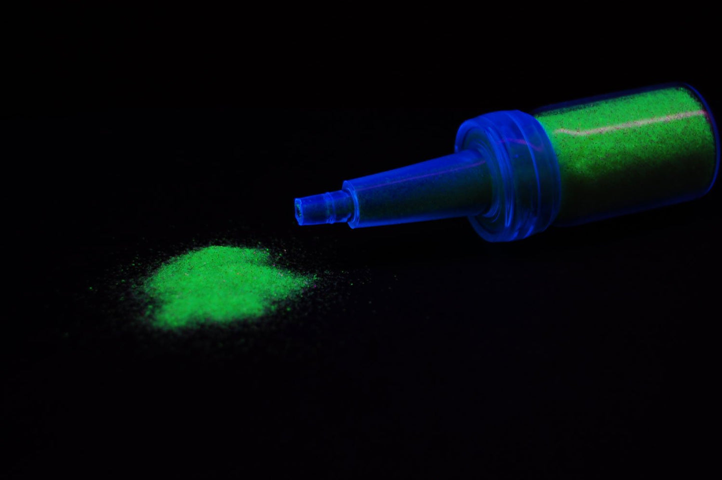 UV Blacklight Reactive Cosmetic Face & Body Glitter Powder (10 Gram Jars) (UV Lemon Yellow)