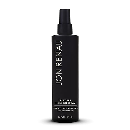 Jon Renau Flexible Holding Spray, Buildable Hold for Human Hair and Synthetic Wigs, Paraben and Sulfate Free Styling Spray, Brushable Finish