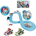 Carrera First Nintendo Mario Kart Slot Car Race Track - Includes 2 Cars: Mario and Luigi - Battery-Powered Beginner Toy Racing Set for Kids Ages 3…