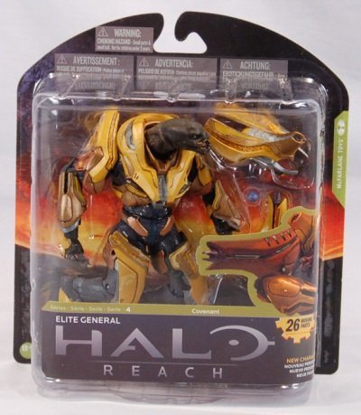 McFarlane Toys Action Figure - Halo Reach Series 4 - ELITE GENERAL (GOLD)