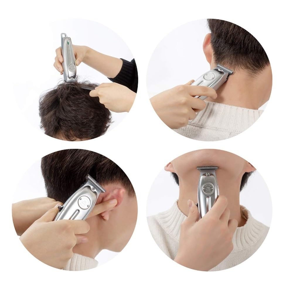 QDKVTNDJZ Mens Hair Clippers, Professional Beard/Hair Trimmer with Bald Blade for Men Stylists and Barbers Cordless Rechargeable(Gold) Beauty and Personal Care QDKVTNDJZ