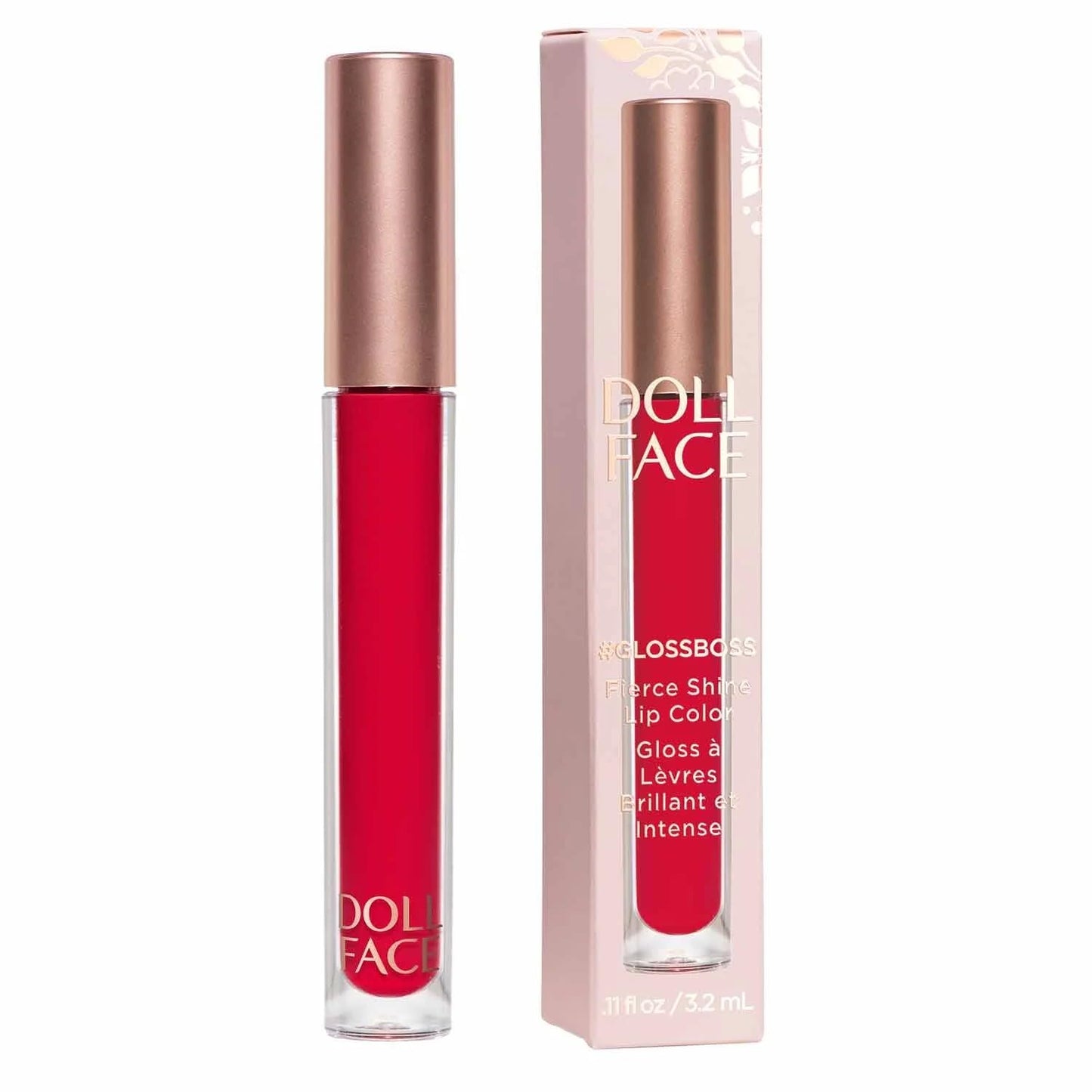 Doll Face, #GlossBoss Lip Color #OnMyOwn, 0.11 Ounce