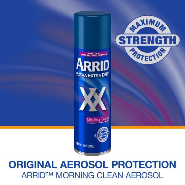Arrid XX Anti-Perspirant Deodorant Spray, Morning Clean 6 oz. (Pack of 1) Beauty and Personal Care Arrid