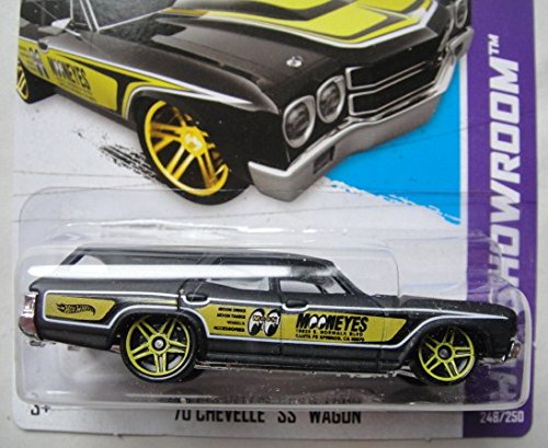 HOT WHEELS Showroom, Black '70 Chevelle SS Wagon 248/250