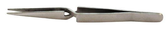 SE 4-1/2" Straight-Tipped Cross Locking Tweezers - 508TW
