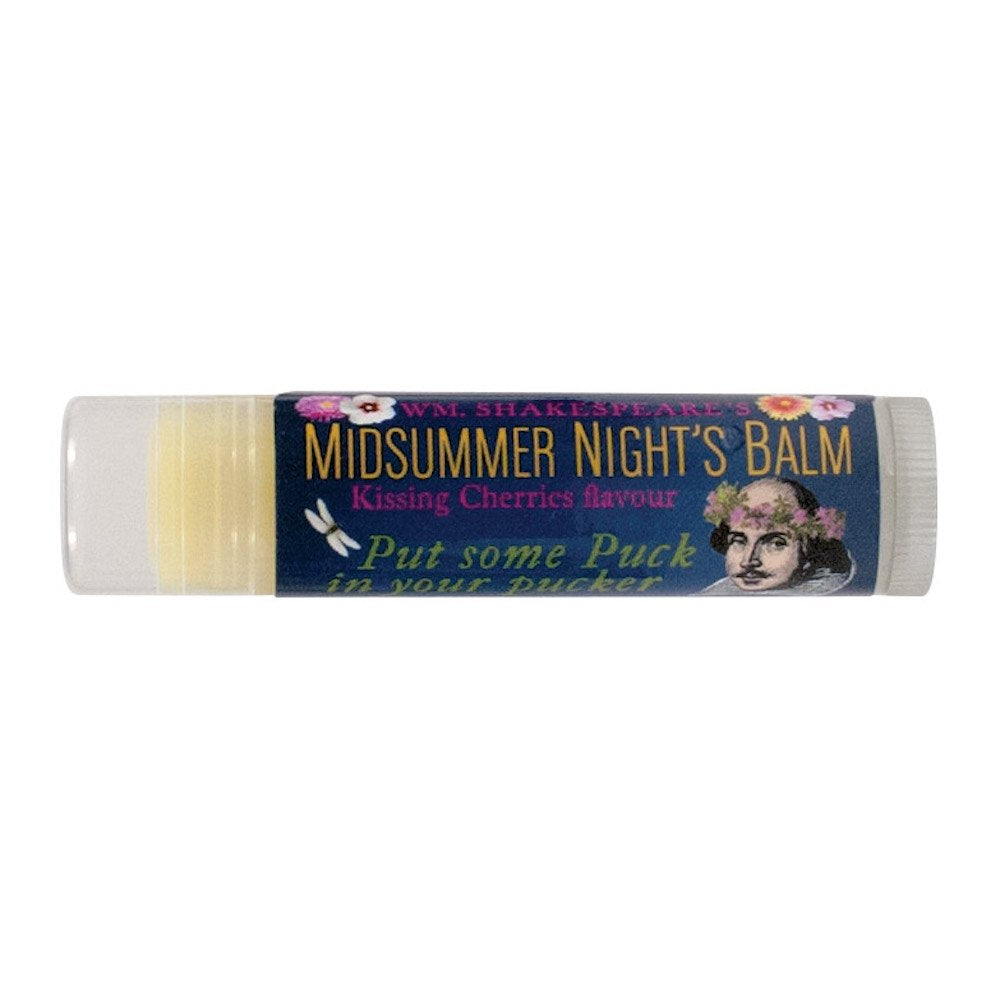 The Unemployed Philosophers Guild Shakespeare's Midsummer Night's Lip Balm - Cherry Flavored, Cruelty-Free and Made in the USA from Natural