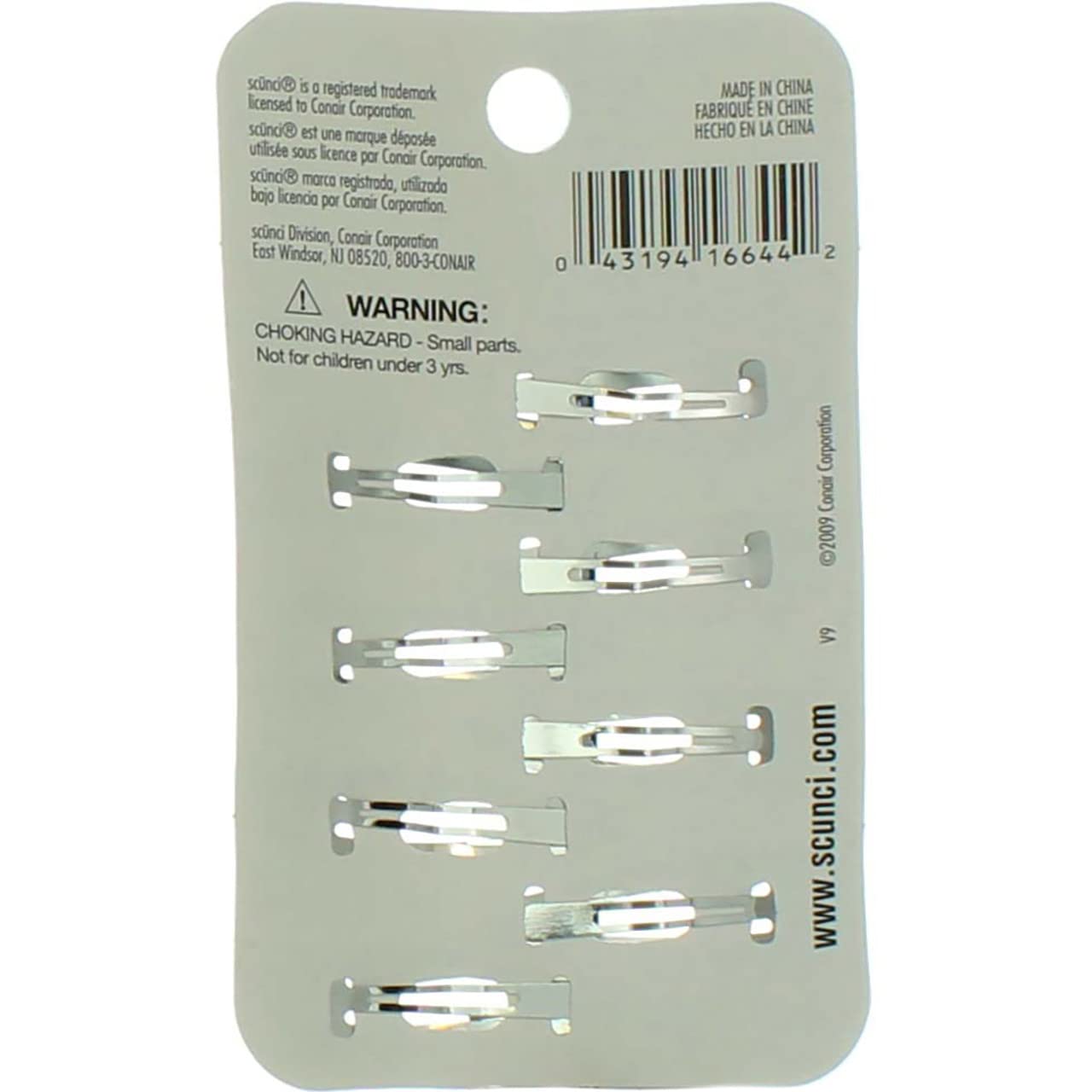 Epoxy Topped Clippies 8pk,Conair Corporation,1664403a04