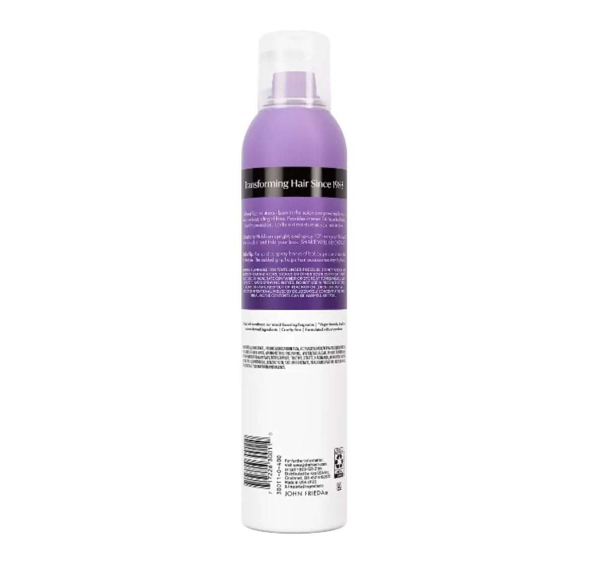 John Frieda Frizz Ease Moisture Barrier Firm Hold Hairspray, 12 oz (Pack of 3), Long-Lasting Humidity-Resistant Anti-Frizz Spray, Heat Protection Bulk
