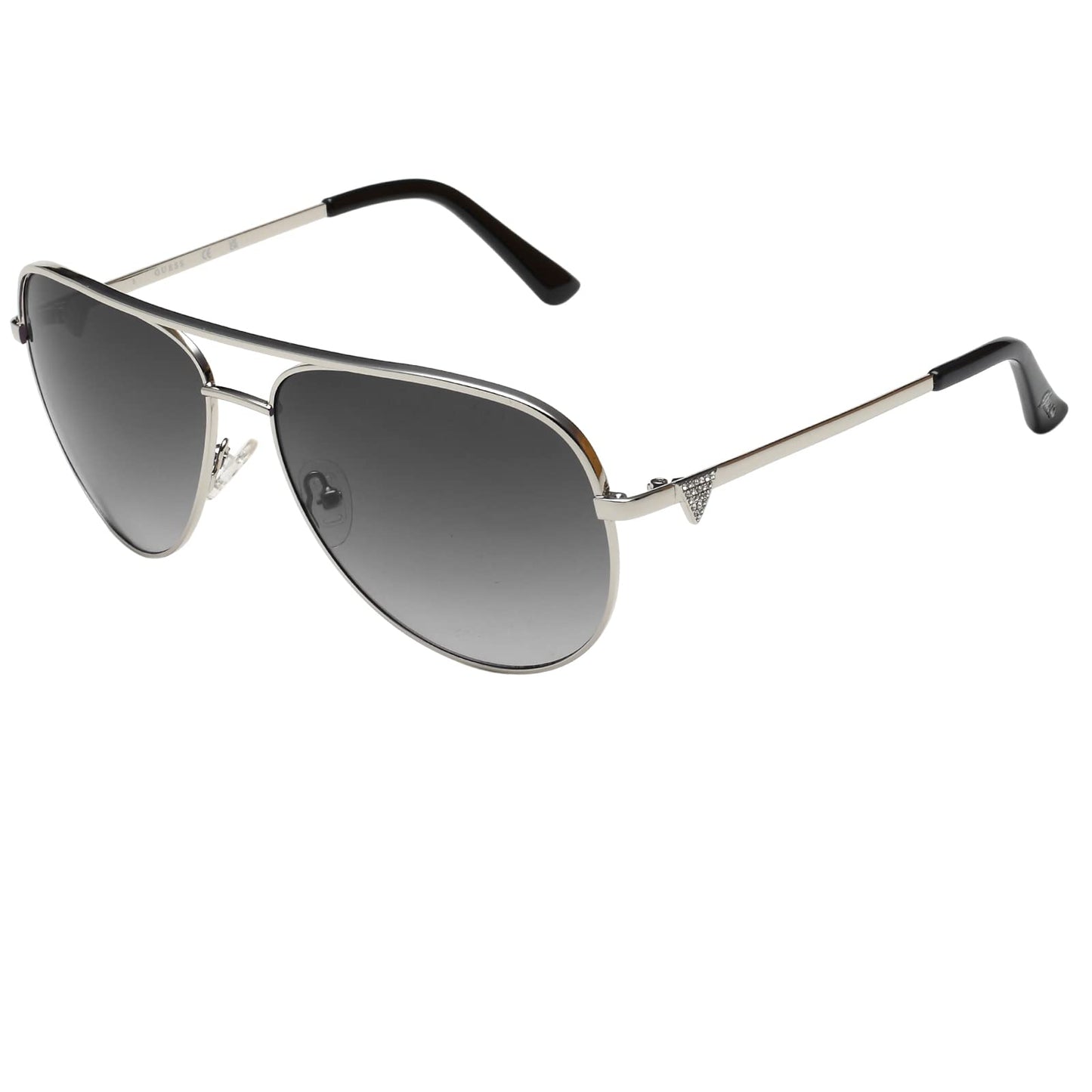 GUESS GF6098 Shiny Light Nickeltin/Gradient Smoke One Size