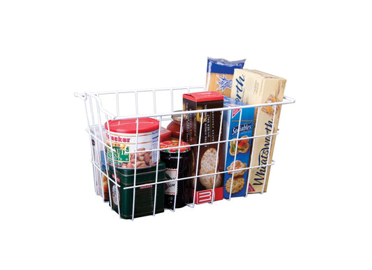 Grayline 40604, Deep Storage Basket, White