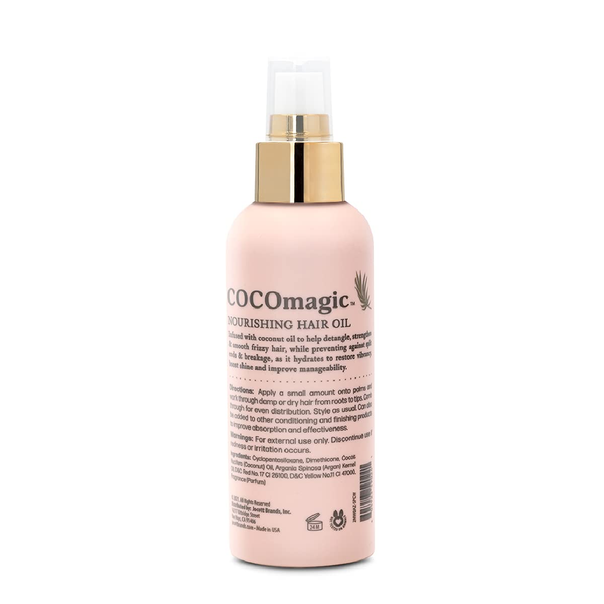 Cocomagic Nourishing Hair Oil | Promotes Healthy-Looking Hair | Restore Manageability, Add Silky, Glossy Shine | Paraben Free, Cruelty Free, Made