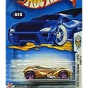 Hot Wheels Mattel 2003 First Editions 1:64 Scale Orange Sinistra Die Cast Car #028