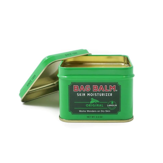 Bag Balm Vermont's Original Moisturizing for Dry Skin, Chapped Lips, Cracked Heels, Dog Paw Pads + More. 118 ml (4 oz) Tin (2) Beauty and Personal Care Bag Balm