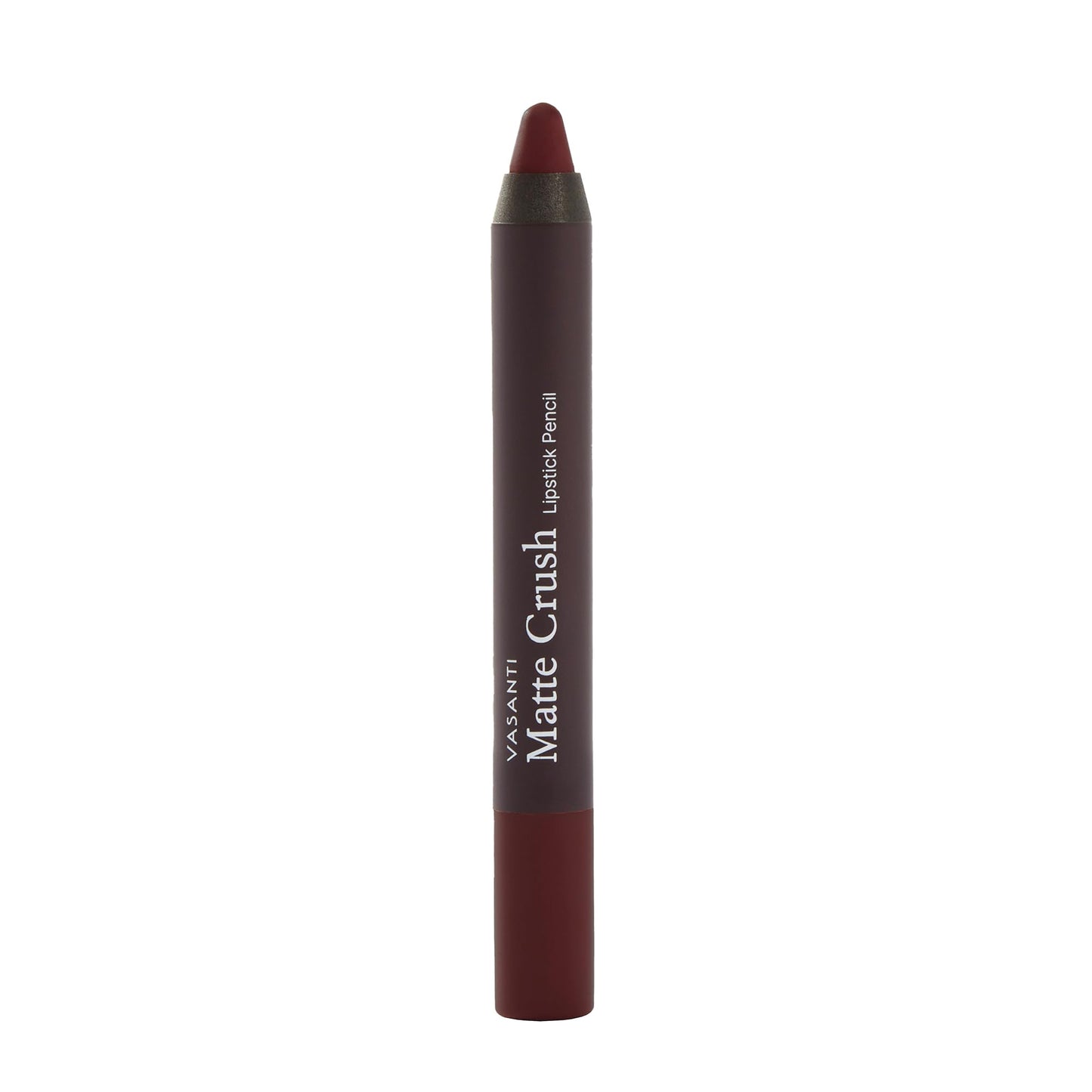 VASANTI Matte Crush Lipstick Pencil (Va Va Voom!) | Long-Lasting, Water-Resistant Lip Liner Pencil that Won’t Smudge | Highly Pigmented, Soft Matte