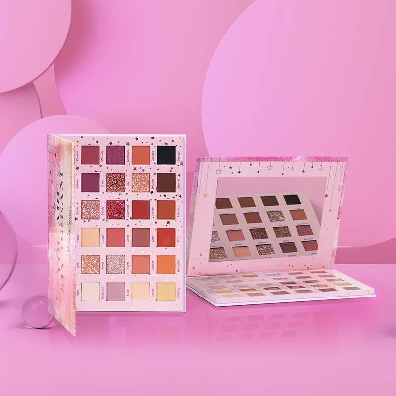 Sistar Sistarship You Are My Dream 30 Color Eye Shadow Palette Essential Soft Ultra-Velvety Neutral and Pink Shades