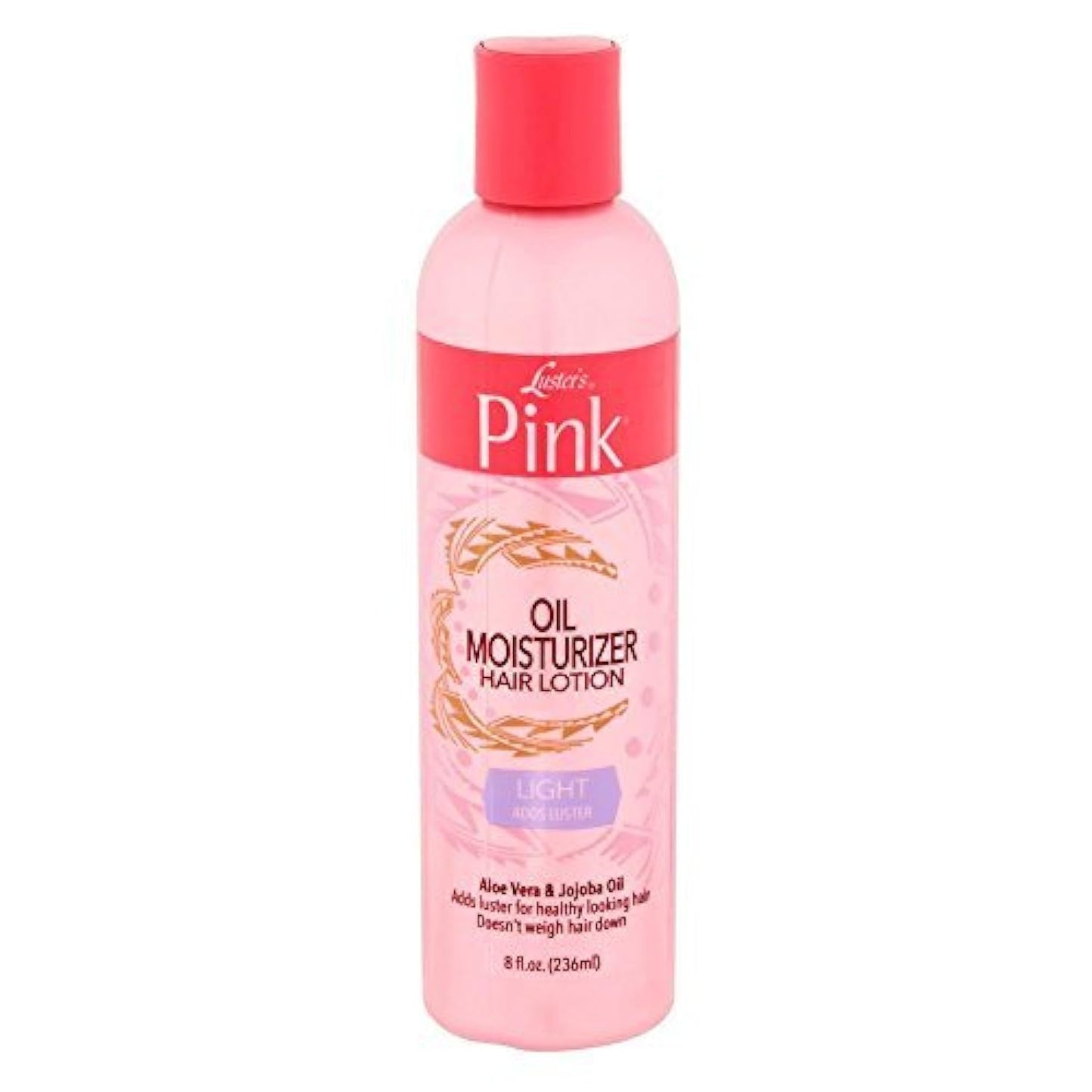Luster's Pink Oil Moisturizer Hair Lotion Aloe Vera & Jojoba Oil 8 oz ( Pack of 12)