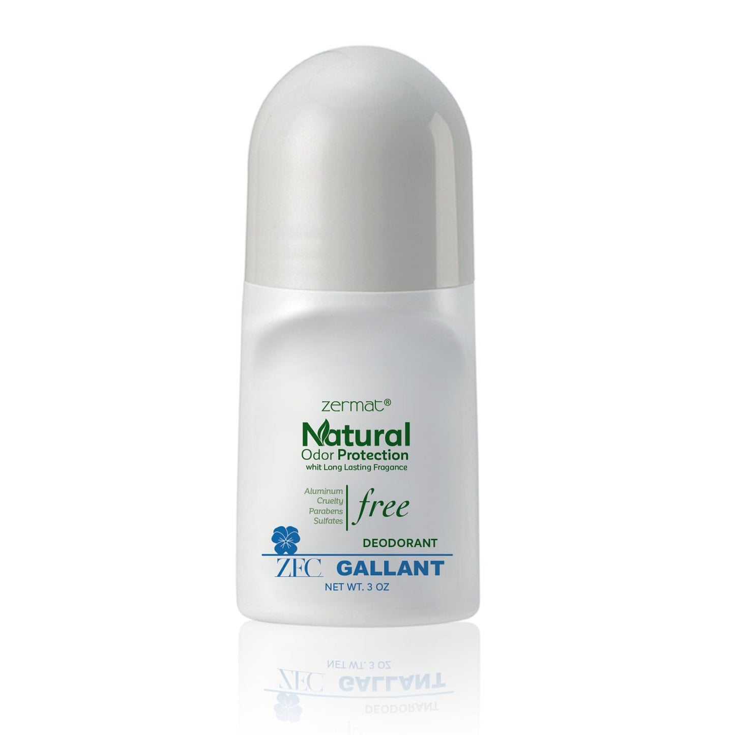 Zermat Zentimento Gallant, Natural Roll-On Deodorant, 3 Oz. Beauty and Personal Care Zermat