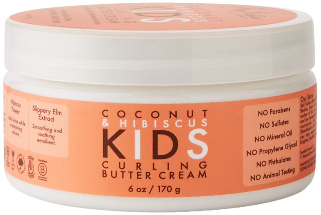 SheaMoisture Kids Curl Butter Cream, Coconut & Hibiscus, Multi, 6 Ounce