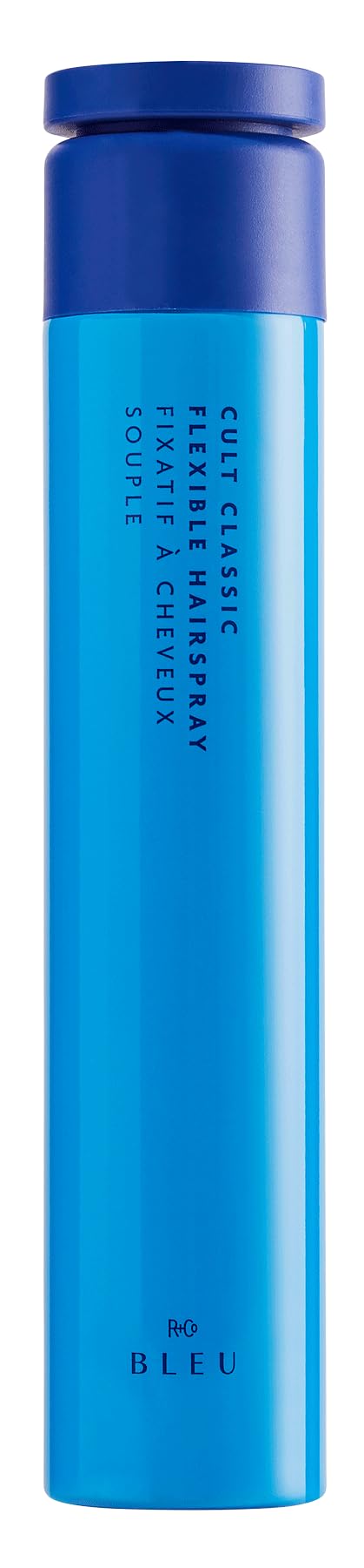 R+Co BLEU Cult Classic Flexible Hairspray - Touchable Texture, Shine, Locks Out Humidity, Adds Volume and Control, Dries Quickly, Vegan