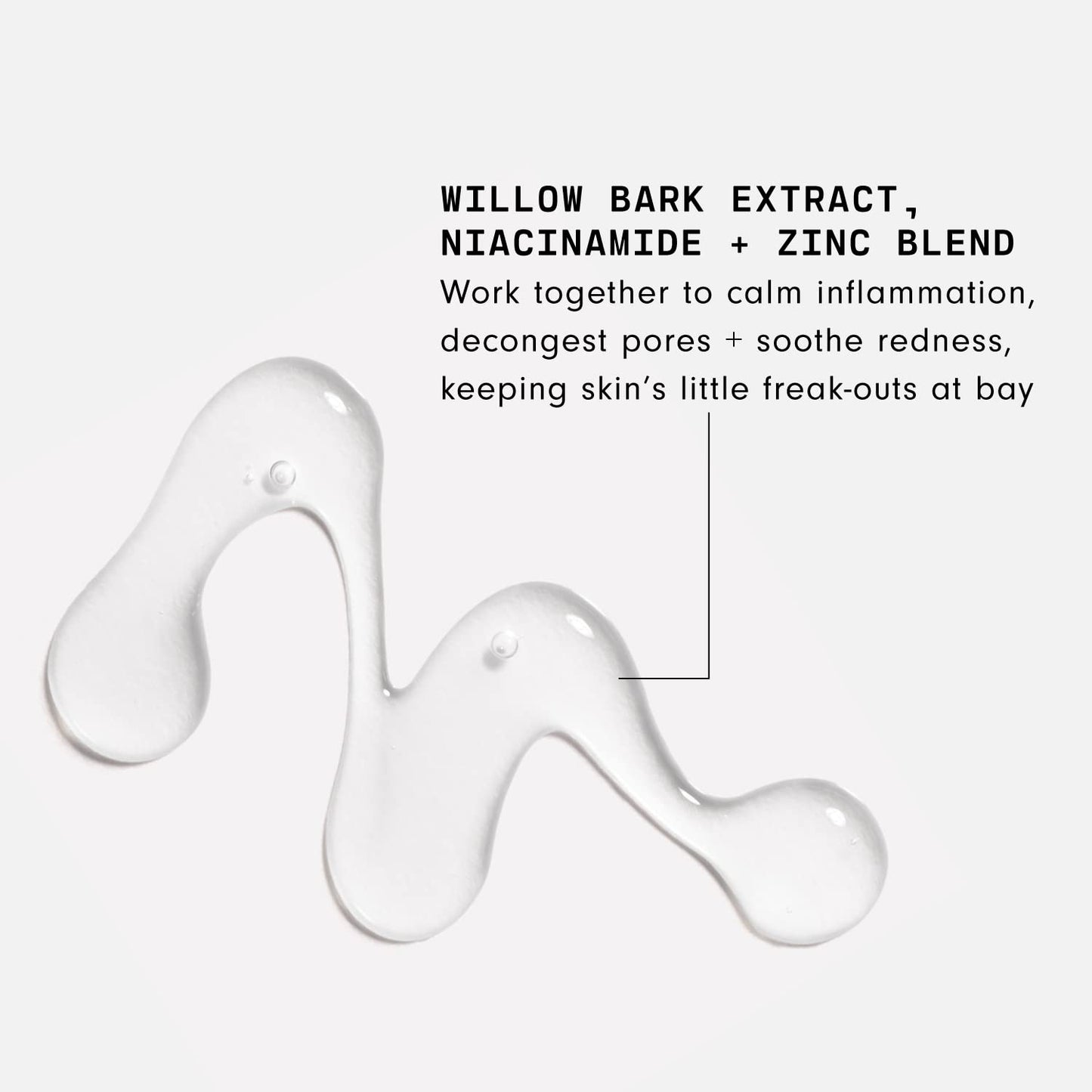 Versed Just Breathe Clarifying Facial Serum - Blend of Antioxidants, Niacinamide, White Willow and Zinc Helps Reduce Blemishes, Decongest Pores