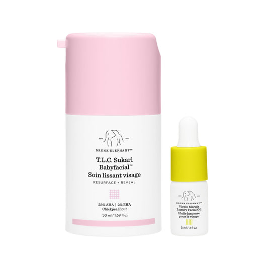 Drunk Elephant T.L.C. Sukari Babyfacial - 50 ml/1.69 fl oz - Exfoliating Face Mask - Clean Clinical Skincare - Cruelty-Free - Dermatologist-Tested