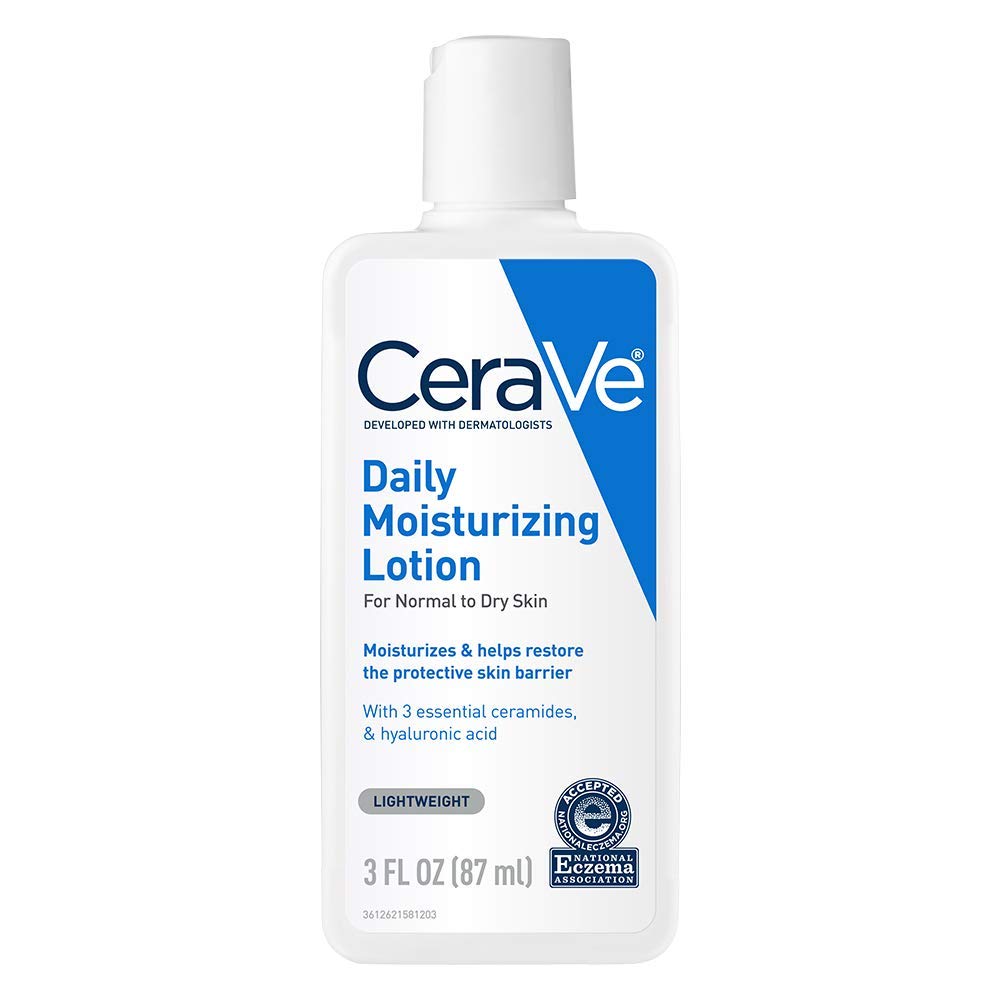 CeraVe | 3 Ounce | Fragrance Free | Daily Moisturizing Lotion Face & Body Lotion for Dry Skin