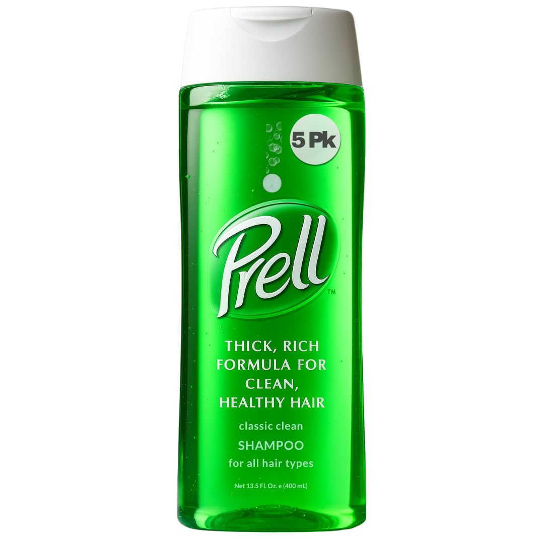 Prell Original Green Shampoo - Classic Clean Deep Cleansing Shampoo for Men & Women | 13.5 oz | 5 Pack Beauty and Personal Care Prell Default Title