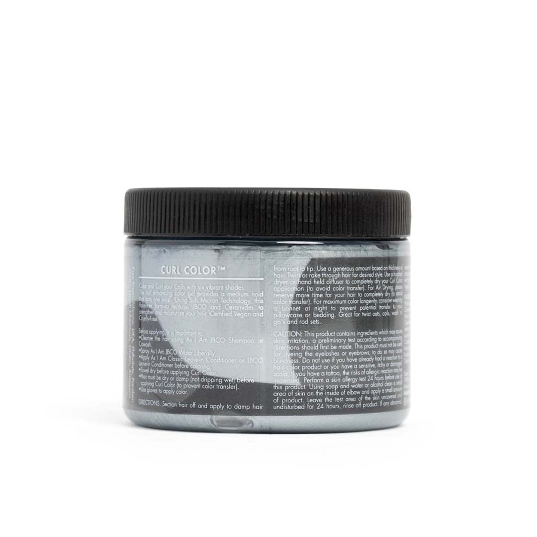 As I Am Curl Color - Sassy Silver - 6 oz - Color & Curling Gel - Temporary - Vegan & Cruelty Free