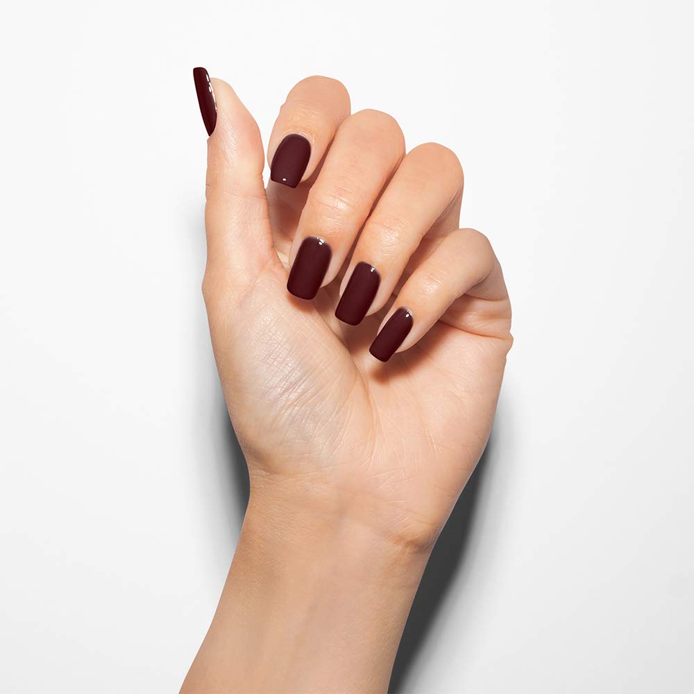 Morgan Taylor Nail Lacquer (Take The Lead) Dark Red Professional Lacquer, Vibrant, Chip-Resistant, Fast-Drying, Long-Lasting, High-Shine, Perfect
