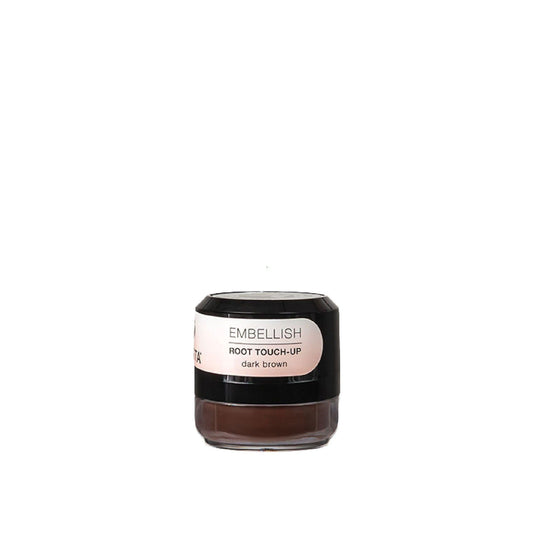 Calista Embellish Root Touch-Up, Temporary Gray Coverage & Thinning Concealer, Fibrous Formula for Fuller-Looking Hair, Water-Resistant, Dark Brown