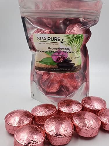 8 Sweet Romance Aromatherapy Shower Steamers 1.6 oz Each with 100% Natural/Organic Essential Oils - Transform Your Shower - Transform Your Mood…