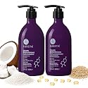 Luseta Purple Shampoo and Conditioner Set for Blonde, Gray - Color Treated Hair - Sulfate Free Paraben Free - Infused with Cocos Nucifera Oil