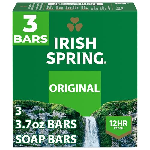 Irish Spring Deodorant Bar Soap, Original, Green Irish Spring, 11.1 Ounce Beauty & Personal Care Irish Spring