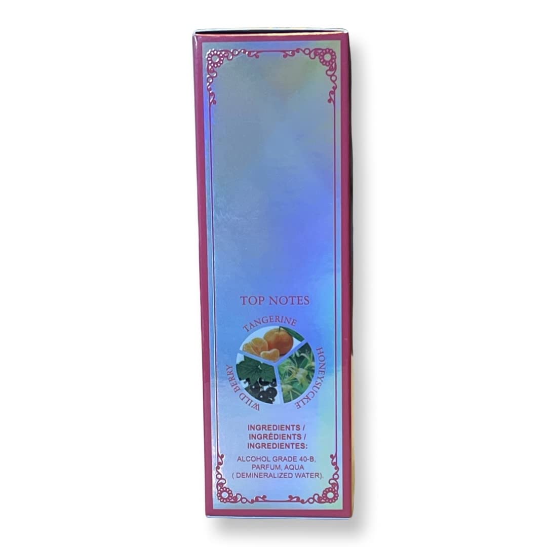 United Scents DIVA GIRL SHINE SUGAR - Eau de Parfum for Women - Notes of Tangerine, Honeysuckle, and Wild Berry - 3.4 Fl Oz