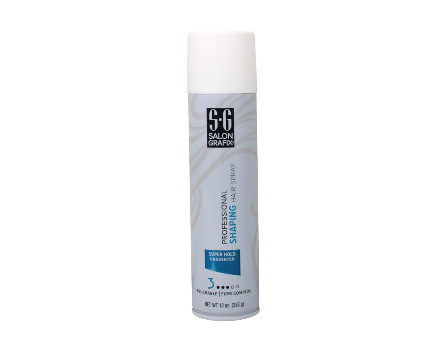 Salon Grafix Professional Shaping Hair Spray, Super Hold Unscented, 10 oz (Pack of 4)