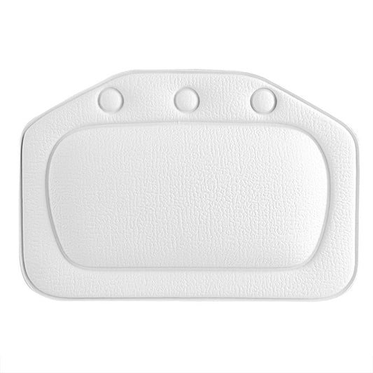 TOPINCN Bathtub Head Rest Pillow Spa Bath Pillow for Neck Support with Suction Cups Super Soft PVC Cushion Headrest for Bath Tub Relaxation (White) Beauty and Personal Care TOPINCN