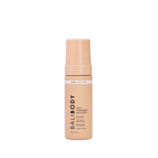 Bali Body Self Tanner Mousse Dark - Sunless Tanning Foam for Body | Natural, Streak-Free, Fake Tan | Vegan, Cruelty-Free, Organic Self Tan Mousse Beauty and Personal Care BALI BODY Default Title