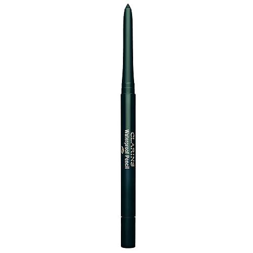 Clarins Waterproof Eye Pencil | Award-Winning | Highly Pigmented and Long-Wearing | Includes Retractable Tip, Built-In Sharpener and Smudger For Smoky