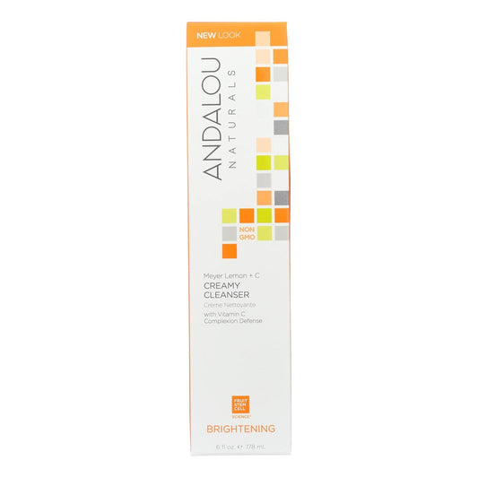 Andalou Naturals Clnsr Creamy Meyer Lemon 6 Fz