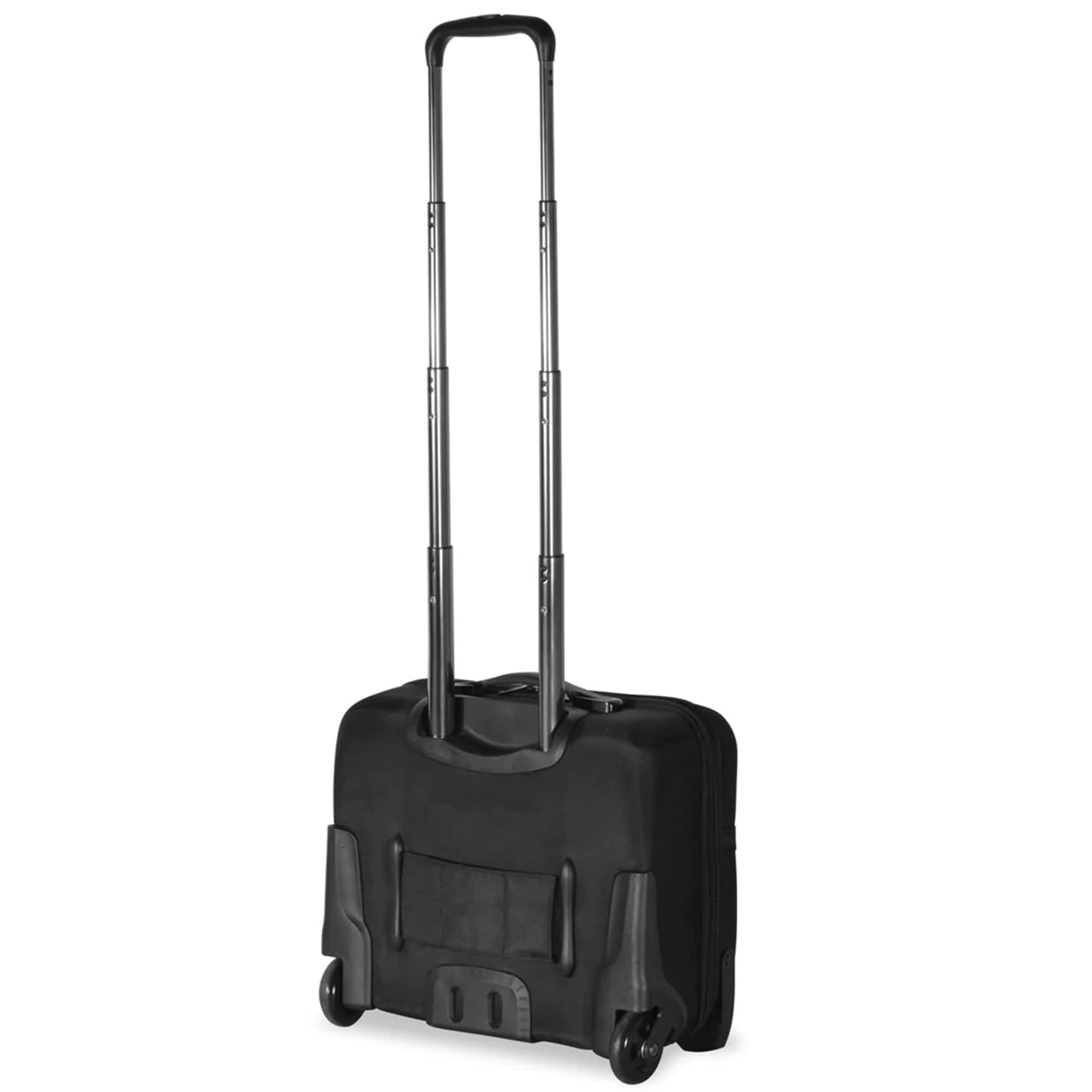 Olympia USA Elite 17 Inch Deluxe Rolling Overnighter Business Travel Case Carry On with Detachable Laptop Compartment, Black