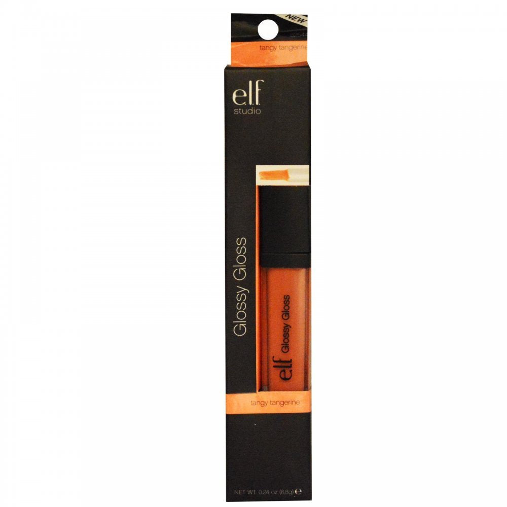 e.l.f. Glossy Gloss, Tangy Tangerine, 0.24 Ounce