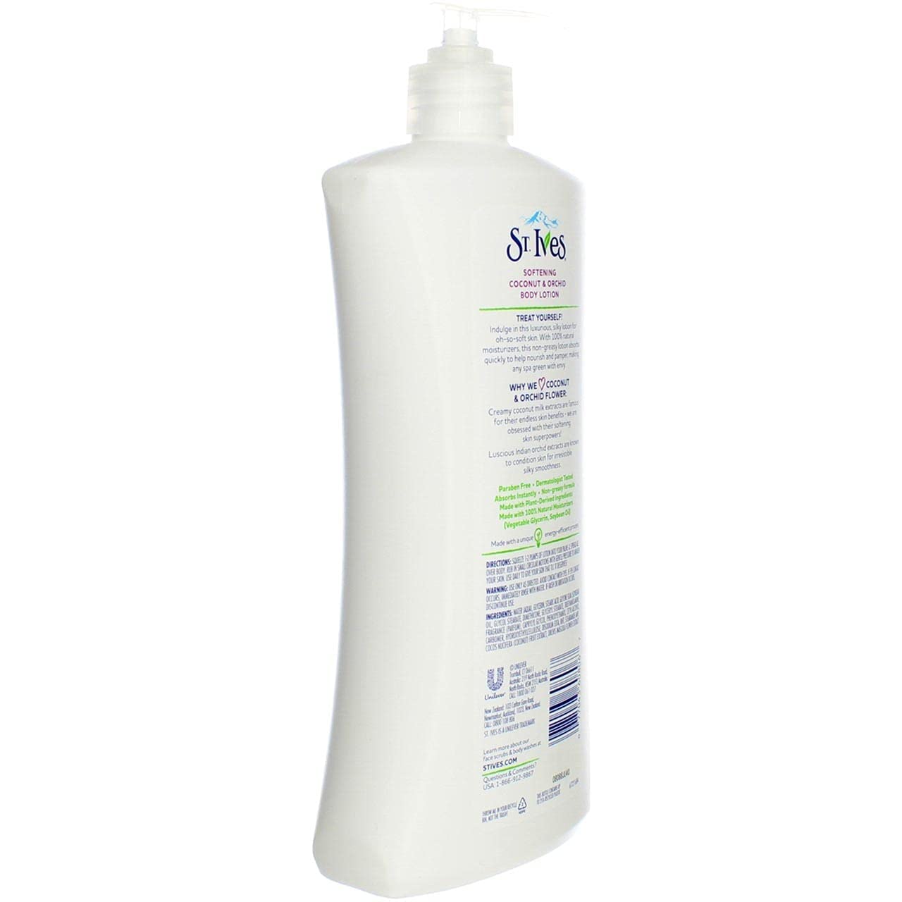 St. Ives Naturally Indugent Body Lotion, Coconut Milk and Orchid Extract, 21 Oz (Pack of 5)