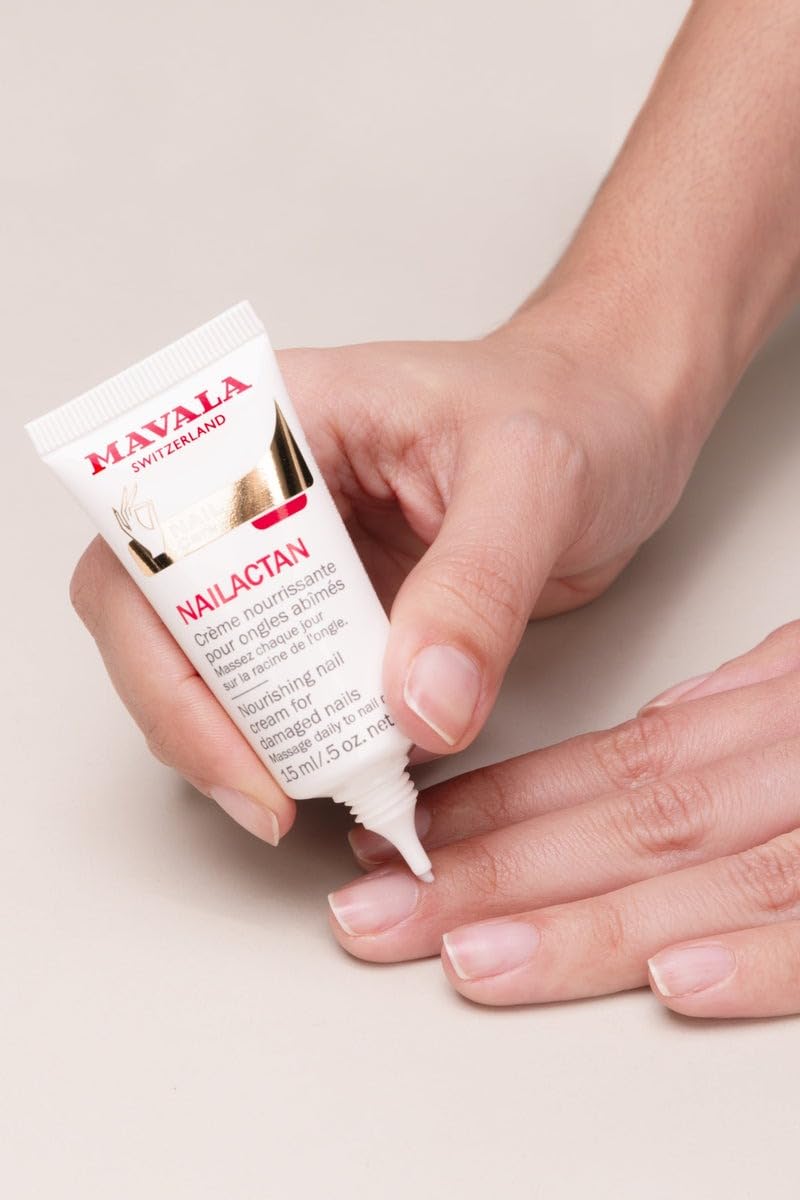 Mavala Nutritive Nail Cream Nailactan for Damaged Nails | Nail Care with Restorative Ingredients for Longer, Healthier Nails | Nail Strengthener +