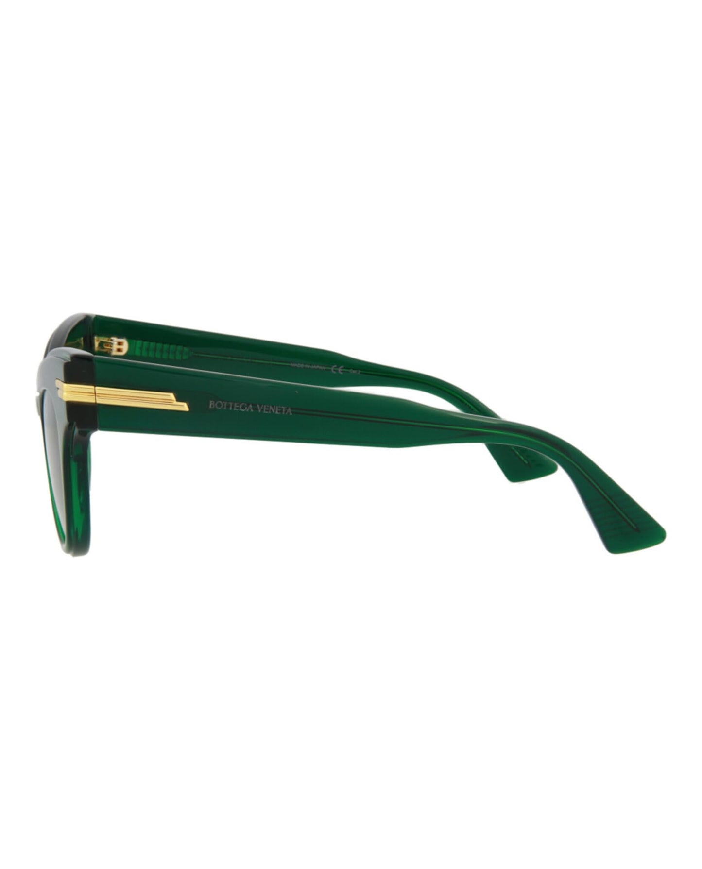Bottega Veneta Cat Eye Sunglasses Green Luxury Eyewear Made In Japan Acetate Frame Designer Fashion for Everyday Luxury