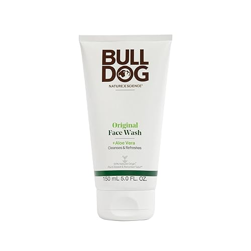 BULLDOG Mens Skincare and Grooming, Original Face Wash, 5 Fluid Ounce