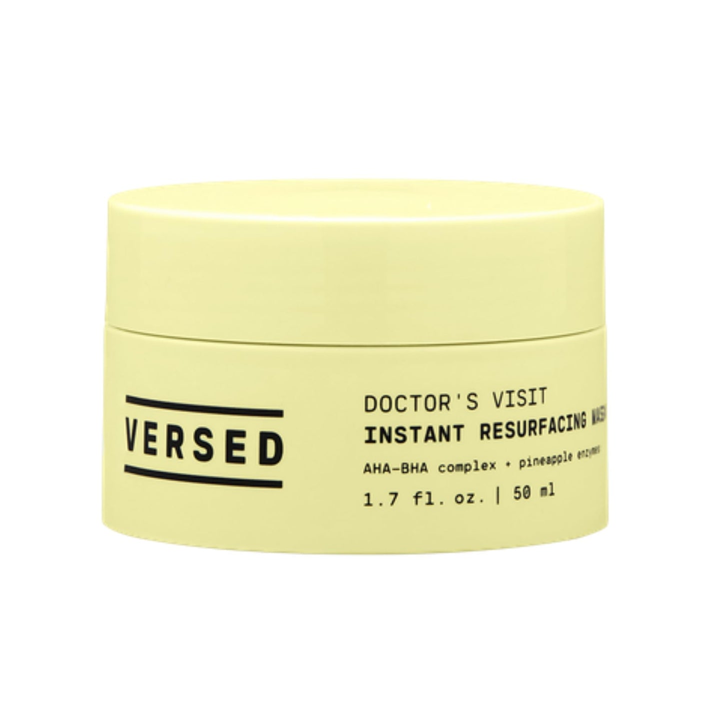 Versed Doctor’s Visit Instant Resurfacing Face Mask - AHA, BHA and Enzyme Exfoliating Mask Helps Reduce Hyperpigmentation - Smooth and Moisturize Skin