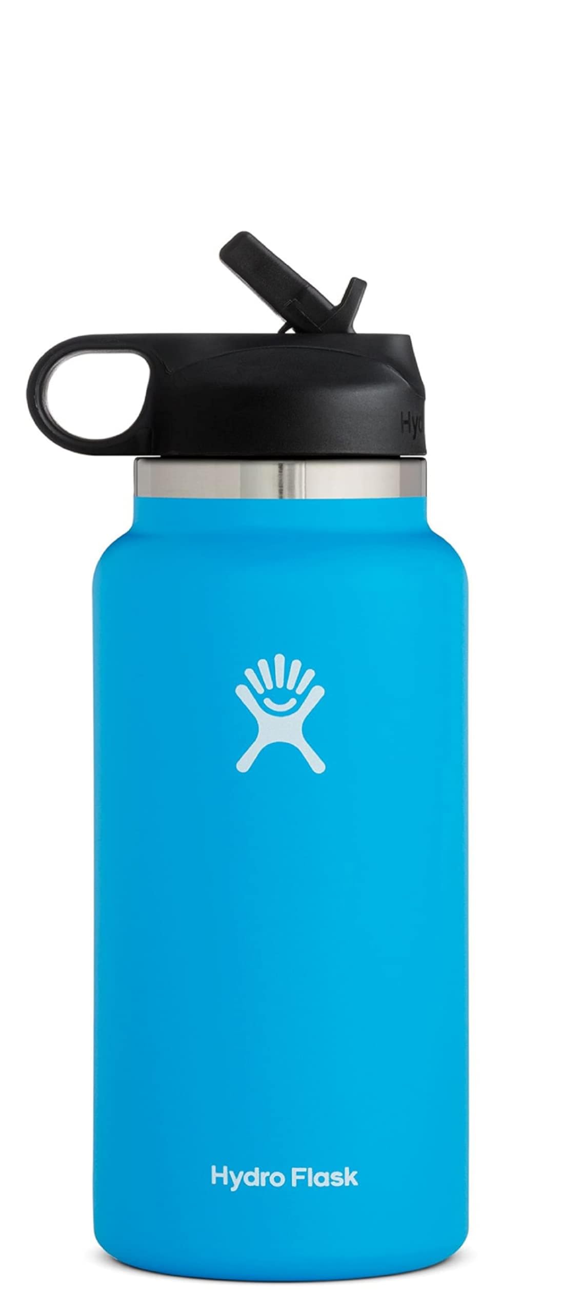 Hydro Flask 32 Oz Wide Flex Straw Cap Bottle - Insulated Stainless Steel - Wide Straw Lid, Non Spill, Leakproof in Pacific