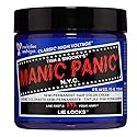 MANIC PANIC Classic Lie Locks Semi Permanent Hair Color - Medium Indigo Purple Hair Dye for Women & Men That Lasts 4-6 Weeks - Vegan, Ammonia