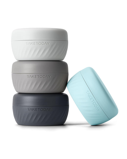 TakeToday Travel Containers for Toiletries, 2oz, 4 Pack, Apricot Beauty and Personal Care TakeToday Default Title